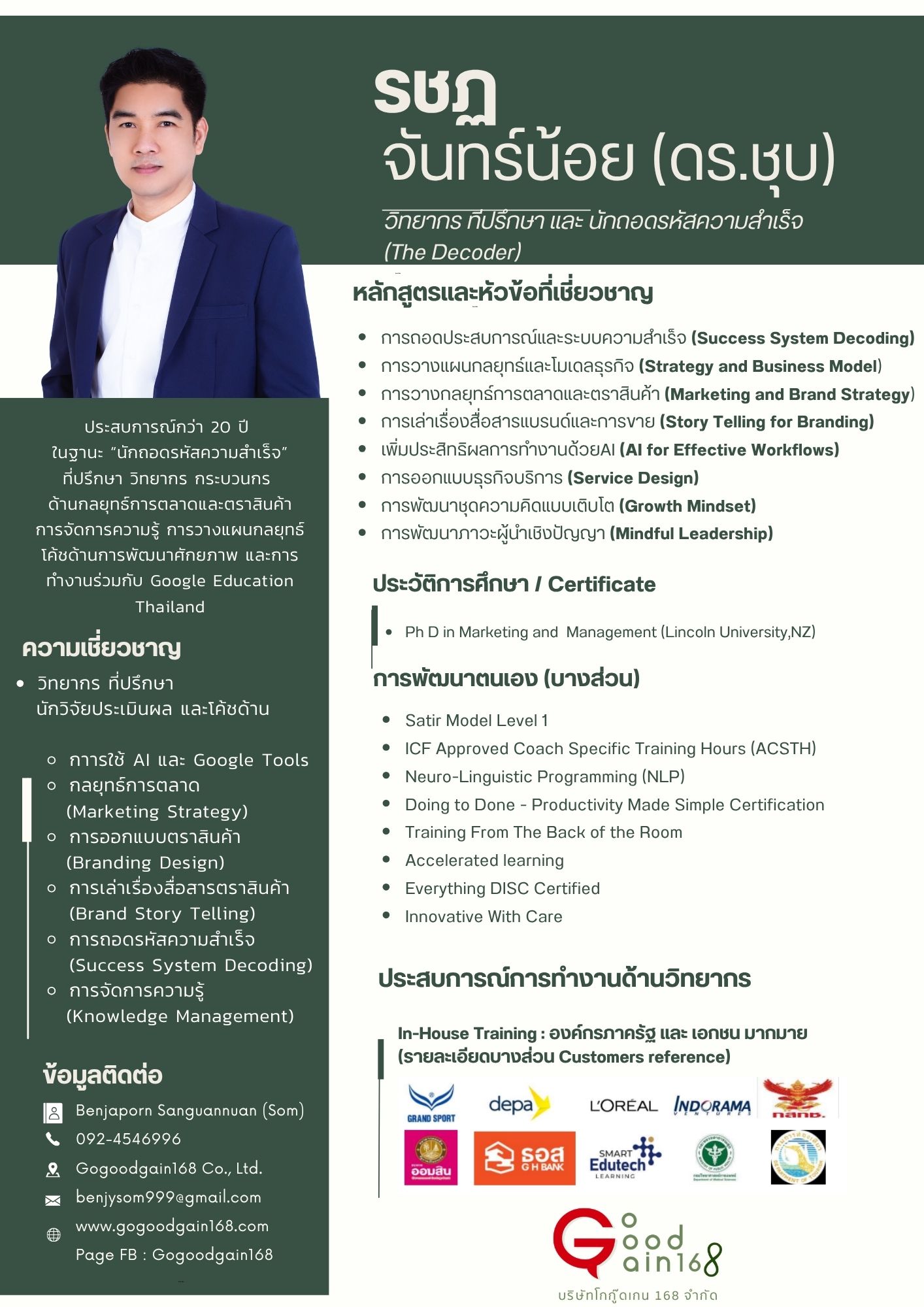 โปรไฟล์ ดร.รชฏ จันทร์น้อย